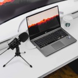 Professionelles Streaming und Studio + Gaming Mikrofon mit Noise-Filter - USB