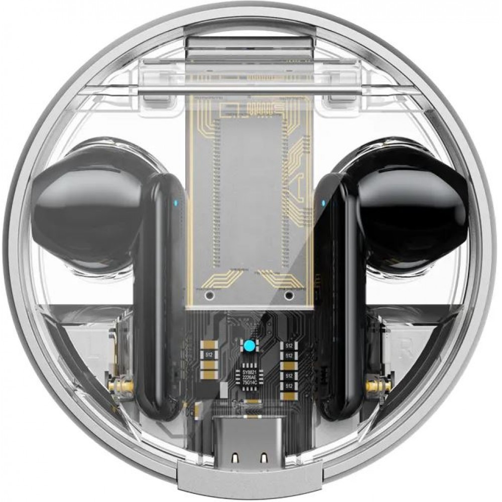 Lenovo LP8 Pro Kabellose Bluetooth Kopfhörer In-Ear BT 5.2 inkl. Transparentes Ladeetui - Schwarz