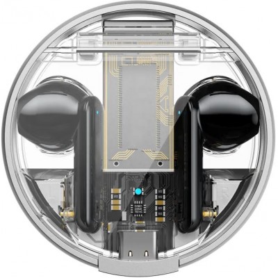 Lenovo LP8 Pro Kabellose Bluetooth Kopfhörer In-Ear BT 5.2 inkl. Transparentes Ladeetui - Schwarz