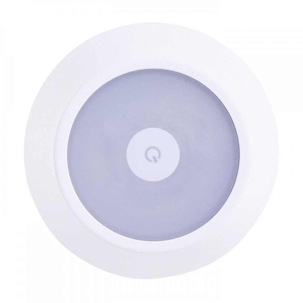 Portable Tischlampe minimalistisches Nordic Design aus Metall - Weiss