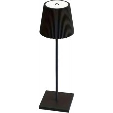 Design Tischlampe kabellos mit Touch-Steuerung - Dimmbares LED Nachtlicht - Schwarz