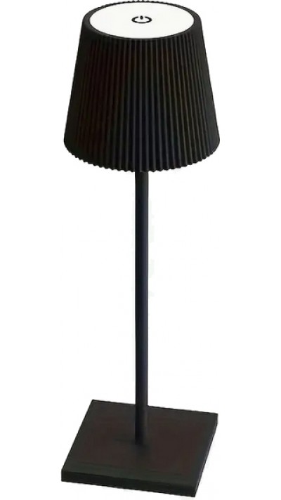 Design Tischlampe kabellos mit Touch-Steuerung - Dimmbares LED Nachtlicht - Schwarz