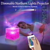 Lampe projecteur d'onde marine animée / vagues d'eau / monde sous-marin (16 couleurs RGB) avec télécommande