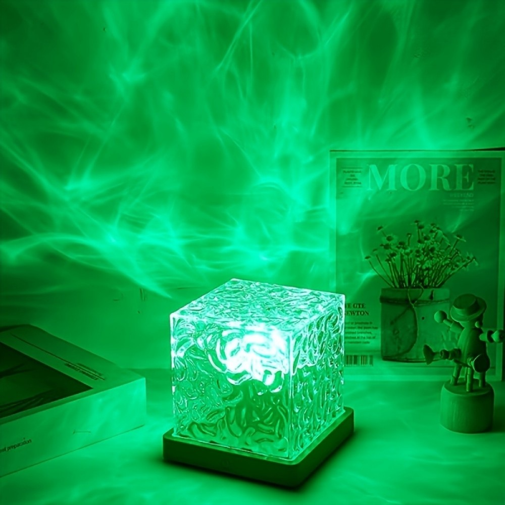 Lampe projecteur d'onde marine animée / vagues d'eau / monde sous-marin (16 couleurs RGB) avec télécommande