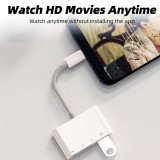 USB-C-Lesegerät für SD- & Micro-SD-Speicherkarten und USB (4 in 1) für MacBook & iPad - Weiss