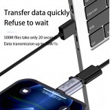 Lightning zu Micro USB - Hochwertiger Lade-Adapter Stecker Datentransfer 480Mbps Aluminium