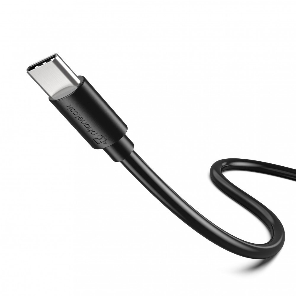 Langes Ladekabel (3 m) USB-C auf USB-C - PhoneLook - Schwarz