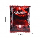 Lot billes eau bio dégradable non toxique pour pistolet à billes eau (4000 billes) - Bleu