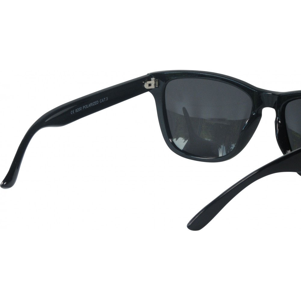 Lunettes de soleil UV400 avec cadre en plastique PhoneLook - Noir