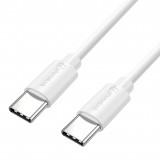 USB-C auf USB-C Ladekabel (50 cm) - PhoneLook - Weiss