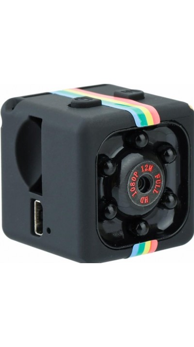 Ultra kompakte Würfel Kamera - 12MP Full HD 1080p Video Aufnahmen inkl. Halter