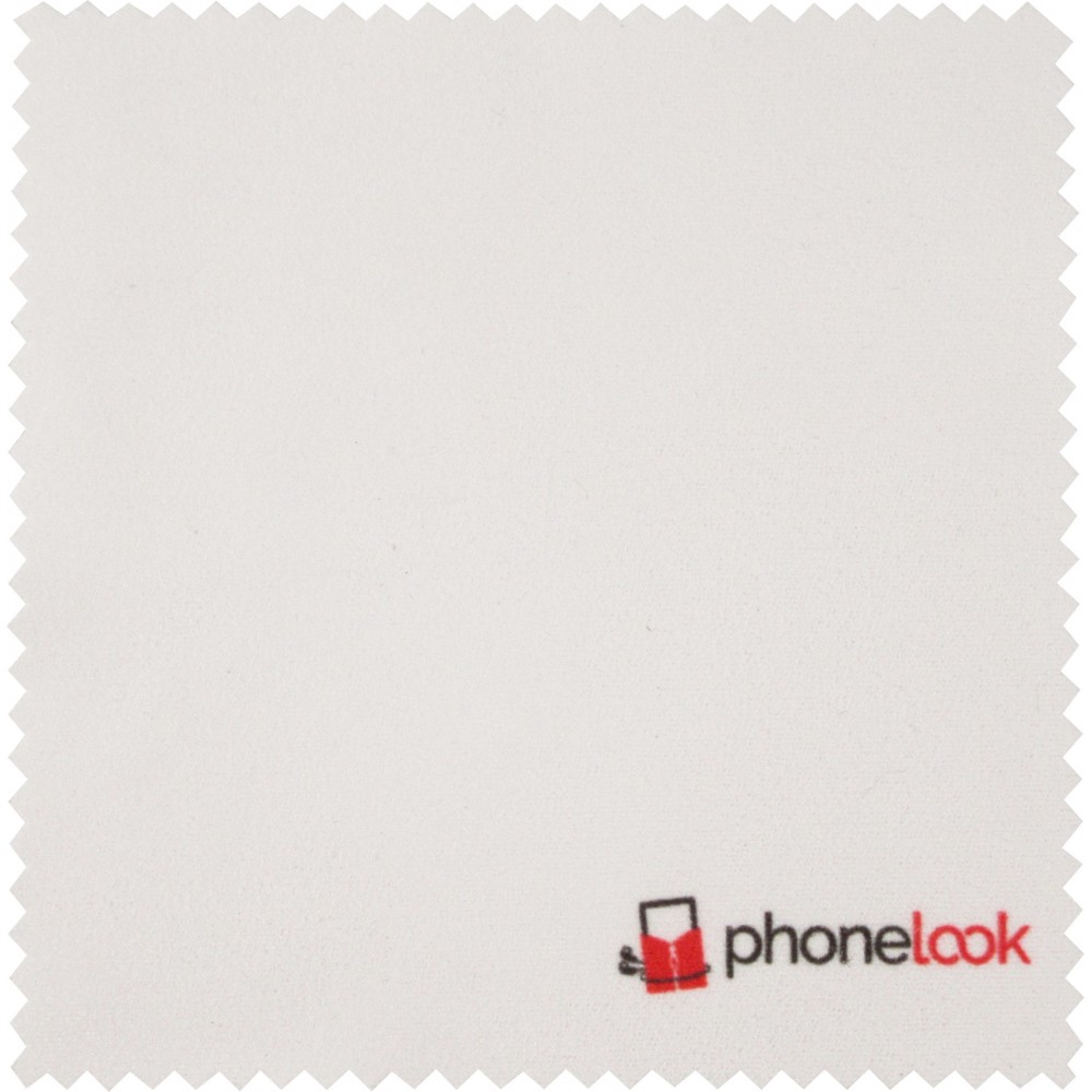 Mini-Mikrofasertuch (200g/m2 - 10 x 10 cm) zum Reinigen Bildschirm/Handy - PhoneLook - Weiss