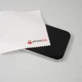 Mini-Mikrofasertuch (200g/m2 - 10 x 10 cm) zum Reinigen Bildschirm/Handy - PhoneLook - Weiss