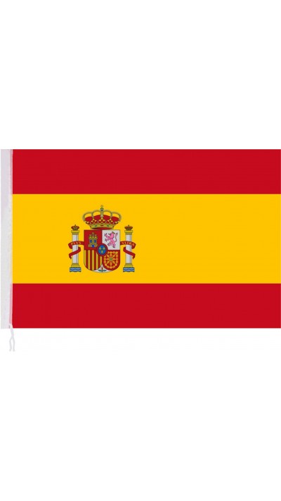 Original mini patriotische Supporter (Fan) Spanien National Flagge / Fahne Dekoration