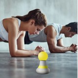 Mini pocket elektronisches Muskel Massagegerät Yoga / Fitness / Sport - Weiss/grün