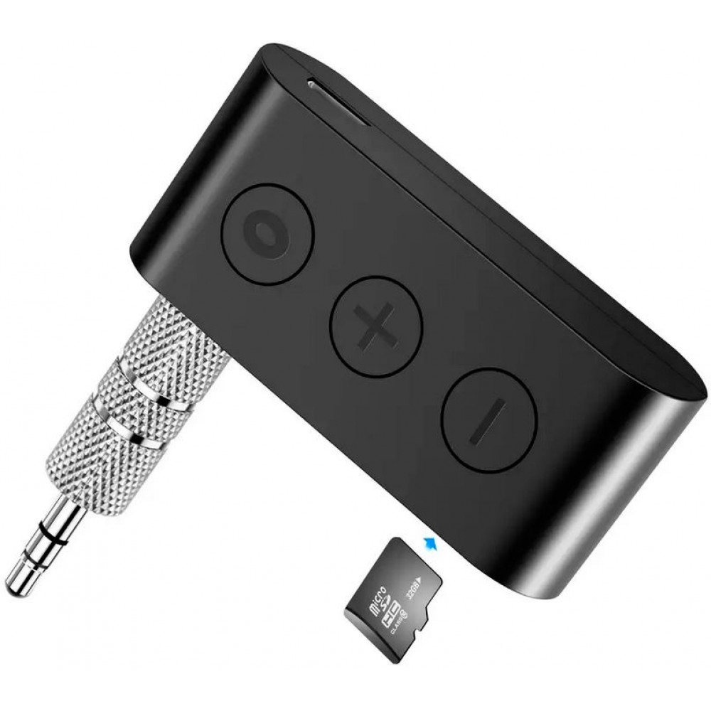 Mini Bluetooth 5.0 Audio Empfänger BR03 mit TF Kartenslot und AUX 3.5mm Anschluss fürs Auto