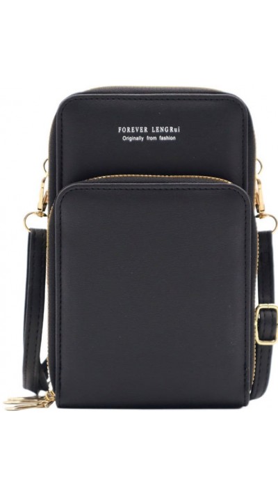 Mini elegante Handtasche universal Transporttüte für Smartphone - Schwarz