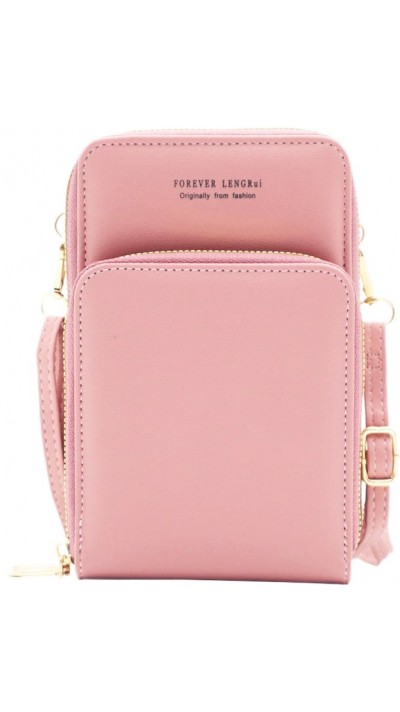 Mini elegante Handtasche universal Transporttüte für Smartphone - Rosa