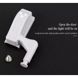 LED Licht Türscharnier Aufsatz für Belichtung in Möbeln und Schubladen (1 Stück) - Grau