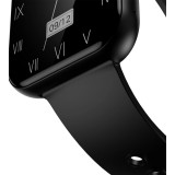 Choetech WT001 Smartwatch Bluetooth 5.0 IP67 wasserdicht - Multifunktionale Sportuhr mit Anrufbeantwortung - Schwarz