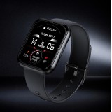 Choetech WT001 Smartwatch Bluetooth 5.0 IP67 wasserdicht - Multifunktionale Sportuhr mit Anrufbeantwortung - Schwarz