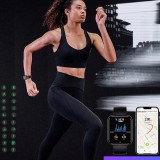 Choetech WT001 Smartwatch Bluetooth 5.0 IP67 wasserdicht - Multifunktionale Sportuhr mit Anrufbeantwortung - Schwarz