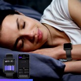 Choetech WT001 Smartwatch Bluetooth 5.0 IP67 wasserdicht - Multifunktionale Sportuhr mit Anrufbeantwortung - Schwarz