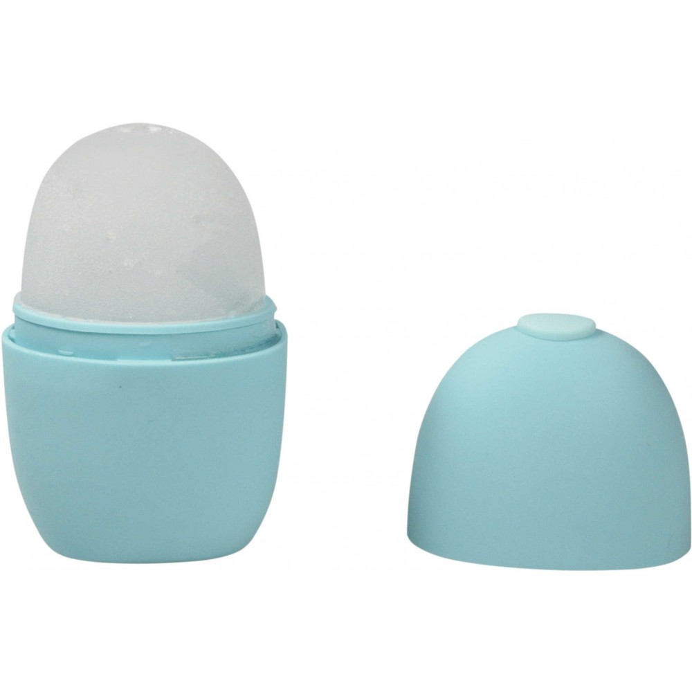 Ice face roller cryothérapie en silicone pour massage anti-âge et fatigue - Bleu clair