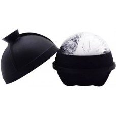 Silikon Former für grosse Eiskugel für Cocktails und Longdrinks - Schwarz