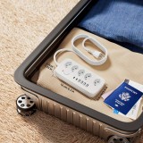 11-in-1-Steckdosenleiste mit Überladungsschutz (5 Steckdosen, 4x USB-A, 2x USB-C, Switch on & off) - Weiss