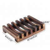 Natural hölzerner Seifenhalter Dekoration für Badezimmer und Küche - Braun