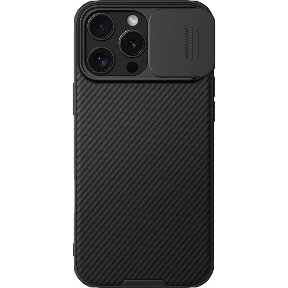 iPhone 16 Pro Max Case Hülle - Nillkin CamShield Pro Magnetic Case mit MagSafe - Schwarz