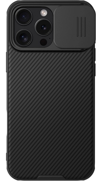 Coque iPhone 16 Pro - Nillkin CamShield Pro Magnetic Case avec MagSafe - Noir
