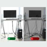 Baseus Regenbogenkreis Klettband Kabelorganizer 3m Schwarz ACMGT-F01 - Haken und Schlaufenriemen Velcro Tape - Schwarz