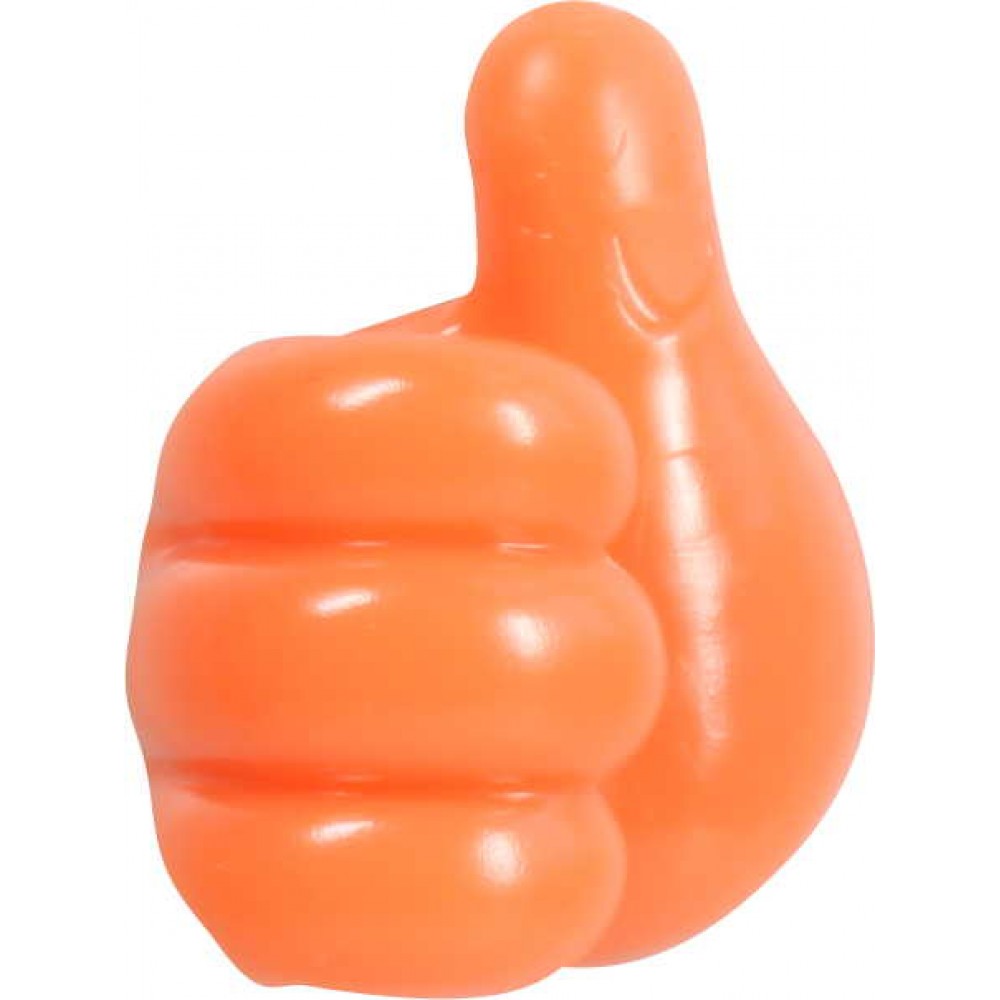 Witzige Silikon Kabel Organizer Thumbs-Up für Ladekabel, Schlüssel u.m. - Orange