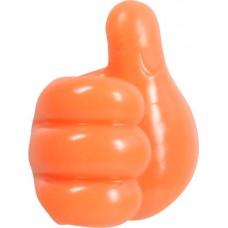 Witzige Silikon Kabel Organizer Thumbs-Up für Ladekabel, Schlüssel u.m. - Orange