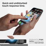 Spigen Glas.tR EZ Fit 2er Pack Schutzfolien mit einfachem Installationssystem - iPhone 13 / 13 Pro / 14 / 16e