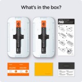 Spigen Glas.tR EZ Fit 2er Pack Schutzfolien mit einfachem Installationssystem - iPhone 13 / 13 Pro / 14 / 16e