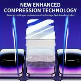 2er-Pack Anti-Spy Schutzscheiben mit automatischem Schnellmontageset und Staubschutz - iPhone 17 Pro