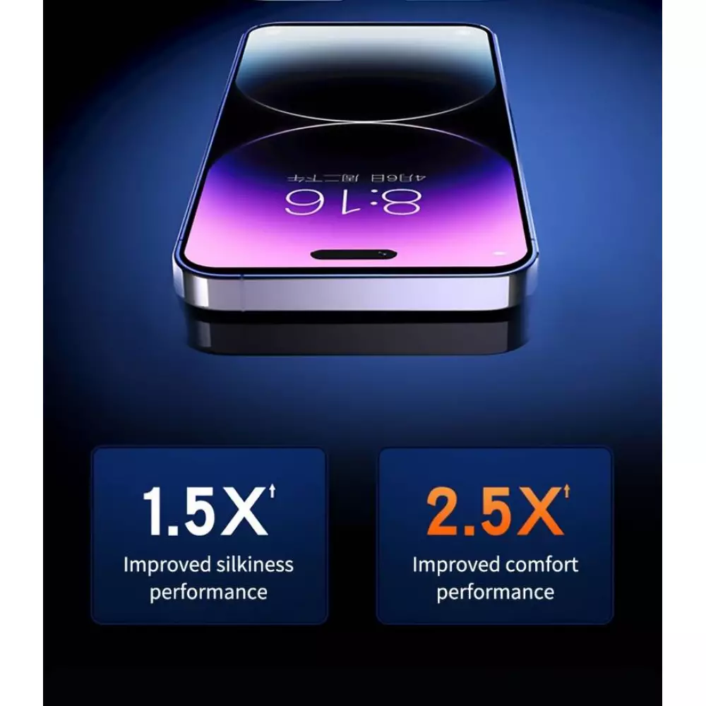 2er-Pack Anti-Spy Schutzscheiben mit automatischem Schnellmontageset und Staubschutz - iPhone 17 Pro