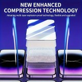 2er-Pack Anti-Spy Schutzscheiben mit automatischem Schnellmontageset und Staubschutz - iPhone 15 Pro Max