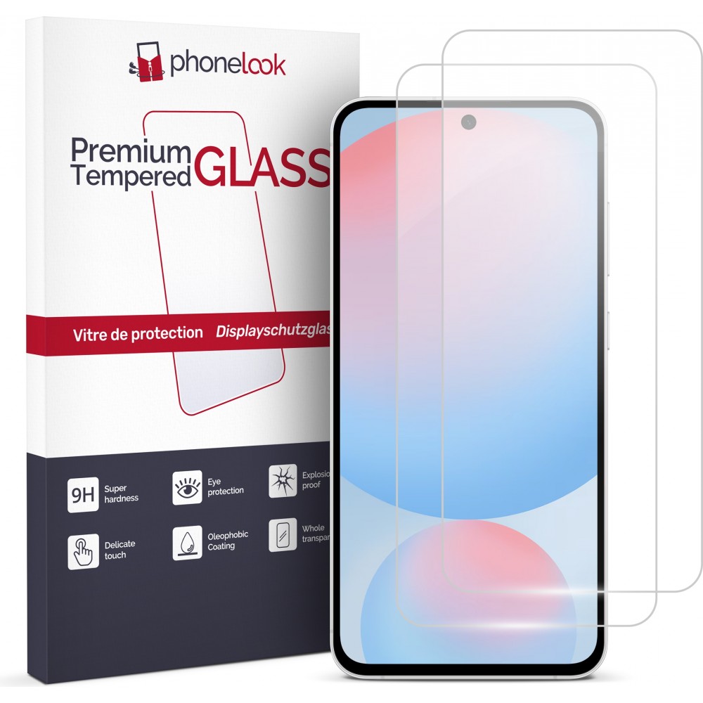 2er Set Panzer Glas Displayschutzfolie - Galaxy S24+