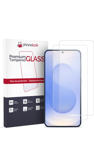 2er Set Panzer Glas Displayschutzfolie - Galaxy S25 Ultra