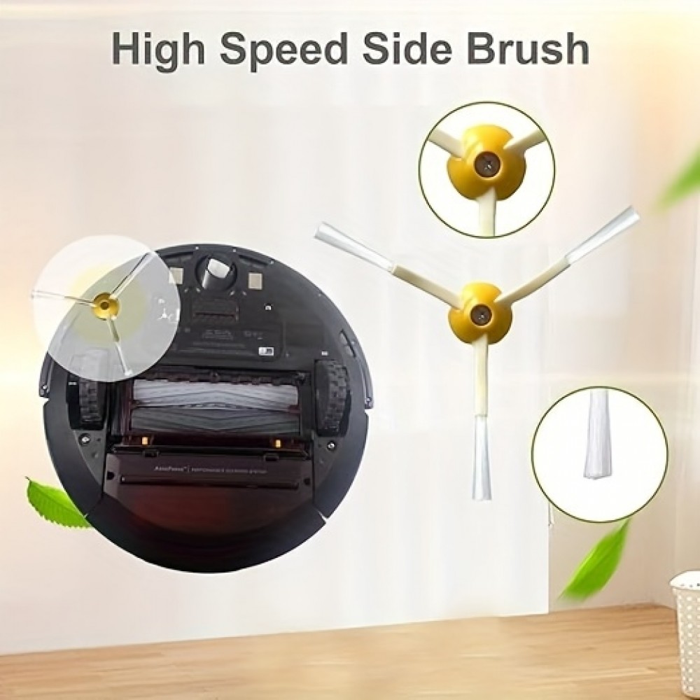 3er Set Ersatz Seitenbürsten für iRobot Roomba Serie 800 / 900