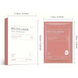 4er-Pack Bio-Kollagen Feuchtigkeitsmasken mit Hyaluronsäure und Niacinamid für alle Hauttypen