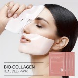 4er-Pack Bio-Kollagen Feuchtigkeitsmasken mit Hyaluronsäure und Niacinamid für alle Hauttypen