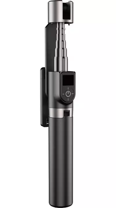 Selfie-Stick Teleskopstange mit Stativ Dudao F18B f&uuml;r Smartphone und Kamera - Schwarz