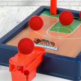 Kleines Tisch-Finger-Basketball Spiel für Zuhause oder im Büro für 1 oder mehrere Spieler - Blau rot