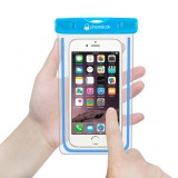 Wasserdichte Smartphone Tüte mit berührungsempfindlicher Hülle PhoneLook - Blau