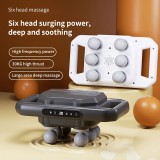 Pistolet de massage musculaire profond &agrave; 6 t&ecirc;tes